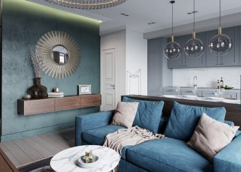 Beépített erkélyekkel 58m2-es kétszobás lakás, kényelmes, funkcionális enteriőr szép részletekkel