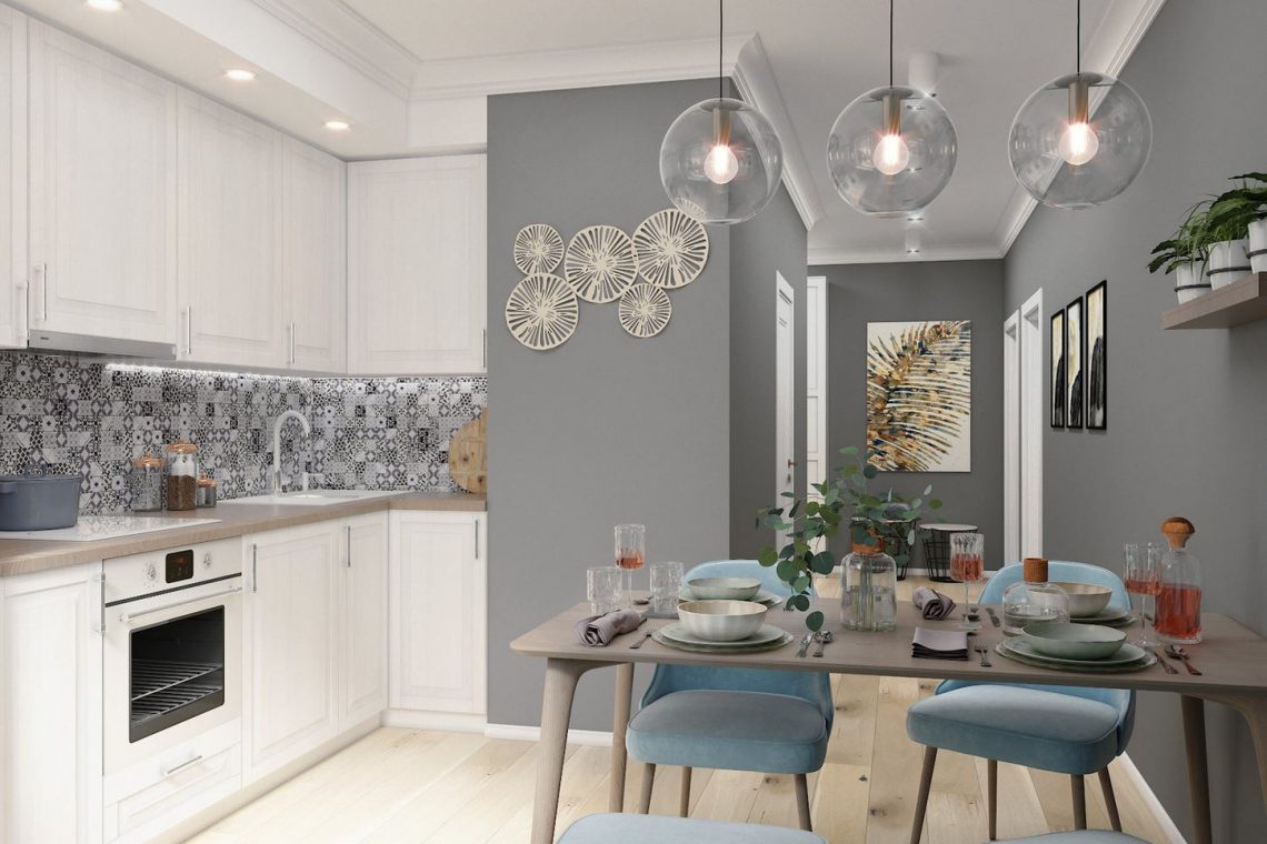 konyha - Időtálló lakberendezés egyszerűen és ízlésesen 59m2-es lakótelepi lakásban