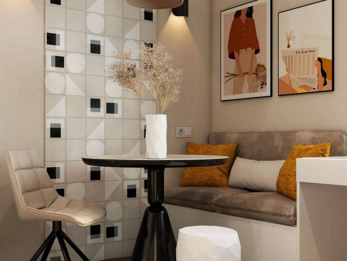 Minden szegletében jól átgondolt berendezés 28m2-en, esztétikus, funkcionális mini lakás egyedien berendezve