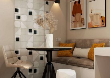 Minden szegletében jól átgondolt berendezés 28m2-en, esztétikus, funkcionális mini lakás egyedien berendezve