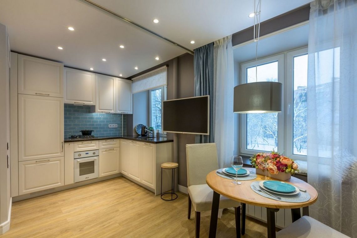 Szuper kis 34m2-es lakás aprólékosan átgondolt lakberendezési megoldásokkal, külön hálószobával