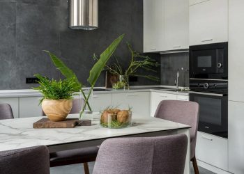 Visszafogott, letisztult, férfias lakberendezés négyszobás, 99m2-es lakásban – átgondolt elosztás, praktikus megoldások