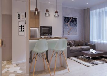 Fiatal lány első lakása 33m2-en, ízlésesen, egyszerű megoldásokkal, de mutatósan és praktikusan berendezve