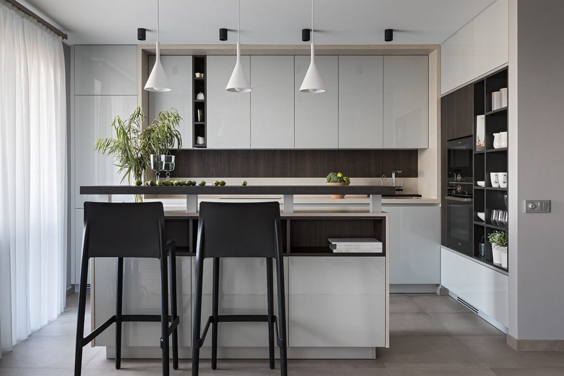 Letisztult, modern, elegáns lakberendezés - hölgy 63m2-es lakása, a tér átszervezésével személyre szabott enteriőr