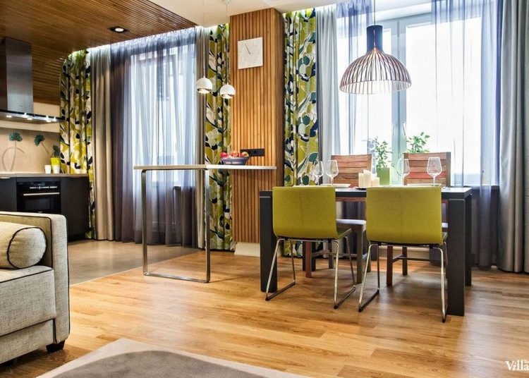 Természetes anyagok, színek - elegáns, ízléses, szépen berendezett 65m2-es lakás meleg fa felületekkel