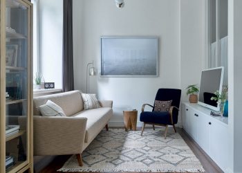 Tökéletes kis otthon egy nagymamának, 34m2 nyugodt, világos színekkel, ízléses vintázs részletekkel