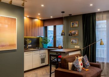 Nagyon jól berendezett 32m2-es lakás tökéletes helykihasználással és hangulatos dekorációval