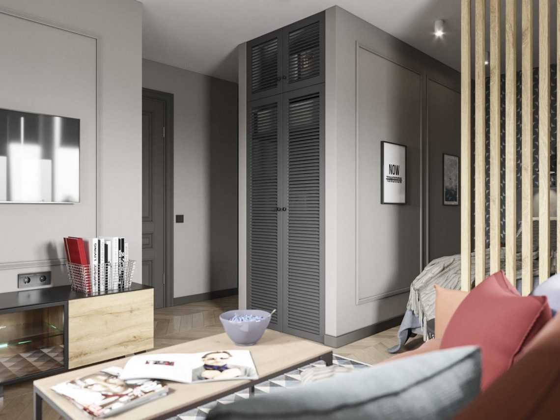 Hogyan alakította át modern, stílusos otthonná a tervező egy fiatal lány 35m2-es lakását