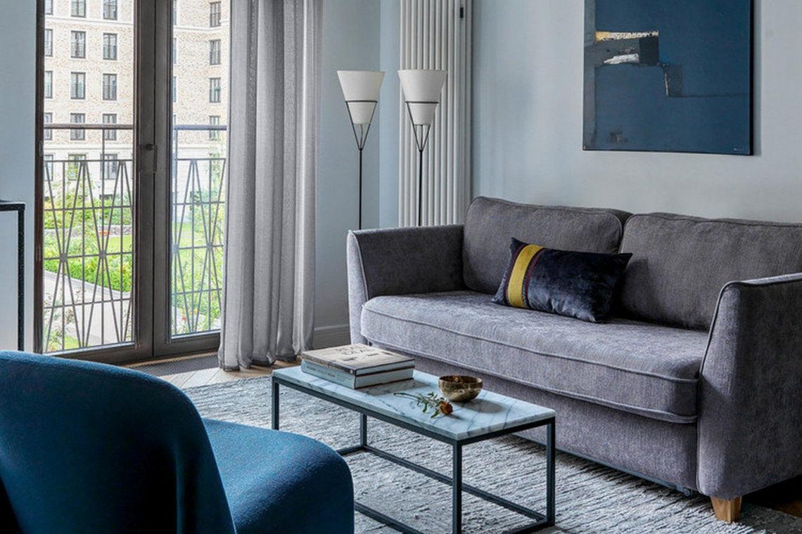 Rendezett, stílusos otthon - fiatal nő 40m2-es lakása visszafogott, kifinomult részletekkel