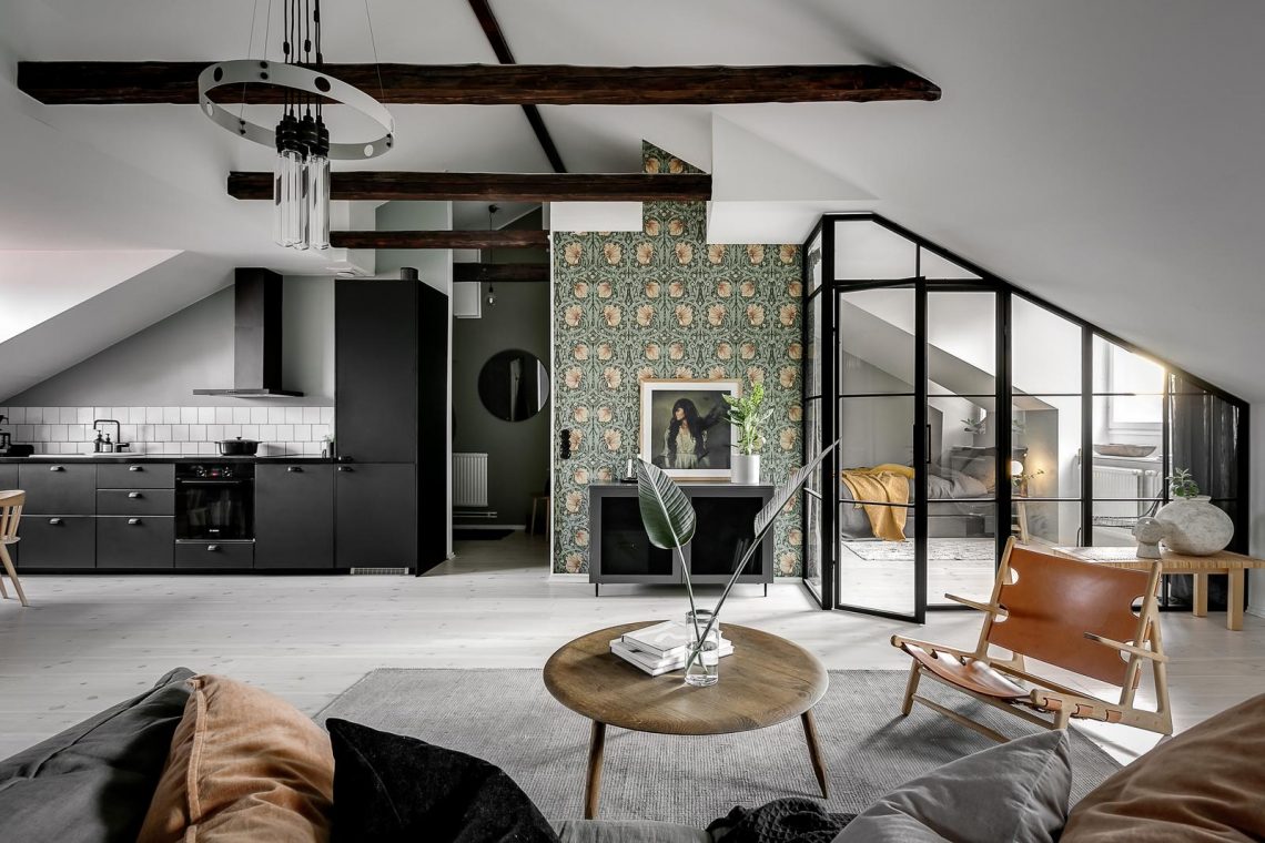 Szuper tetőtéri lakás 75m2-en, látványos tér tágas nappali-konyhával, két hálószobával