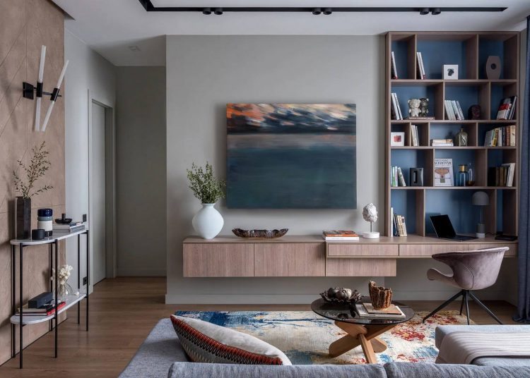 Elegáns faldekoráció egy szépen és ízlésesen berendezett 60m2-es lakásban