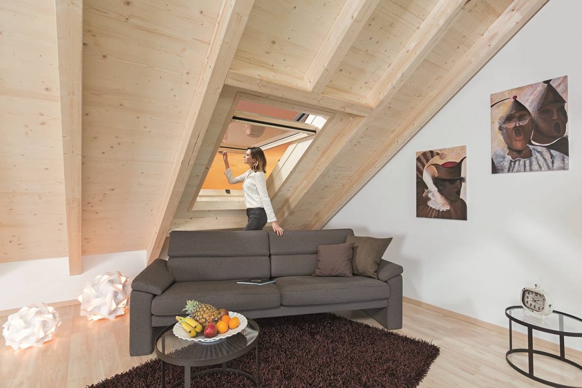 Funkcióhoz igazított tetőablak a környezettudatosság jegyében