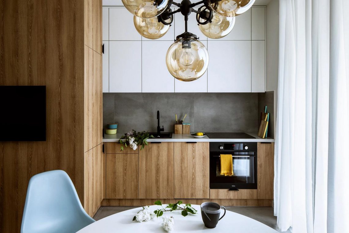 Kis lakás lakótelepen - szép enteriőr limitált költségvetéssel 36m2-en