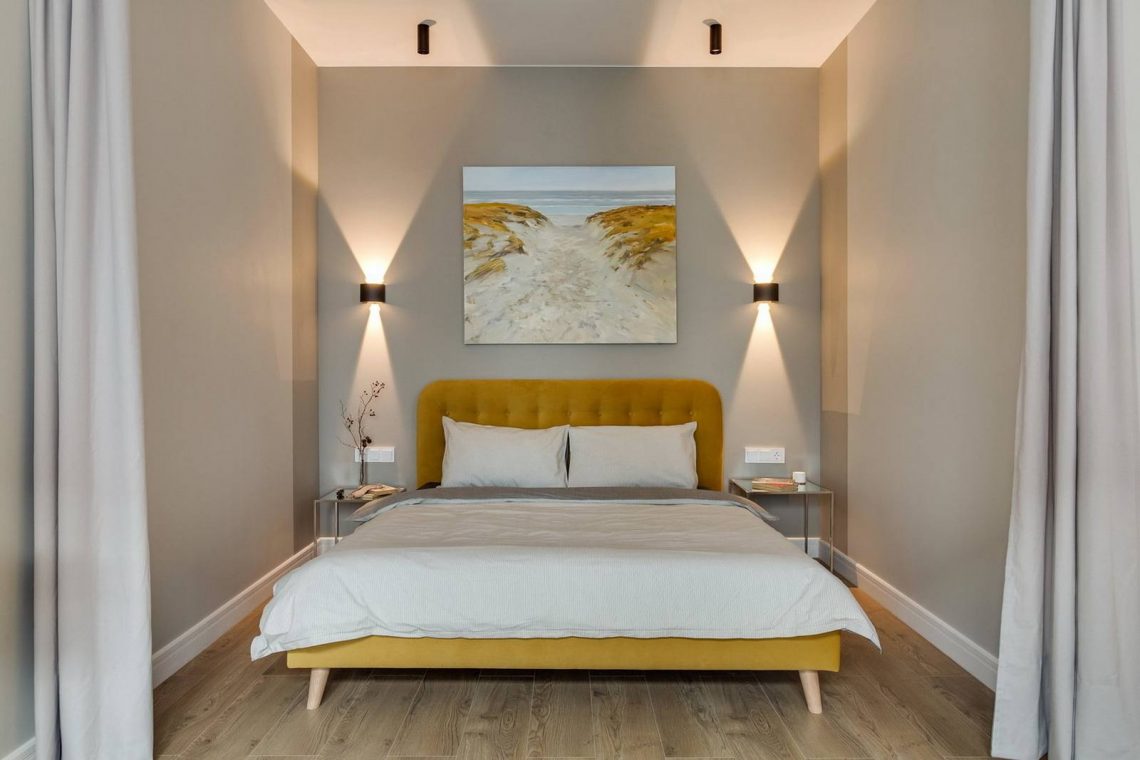 Mint egy kényelmes hotelben - funkcionális és stílusos berendezés egyszobás, 38m2-es lakásban