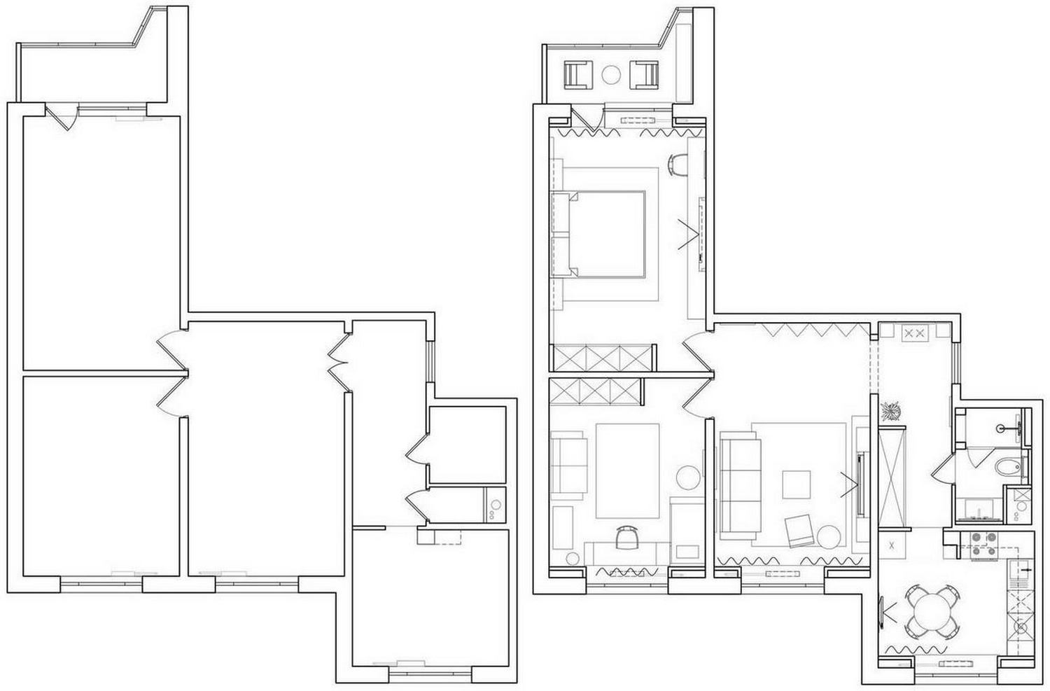 Remek gyerekszoba, modern megoldások, régi lakberendezés frissítése egy 78m2-es, háromszobás lakásban
