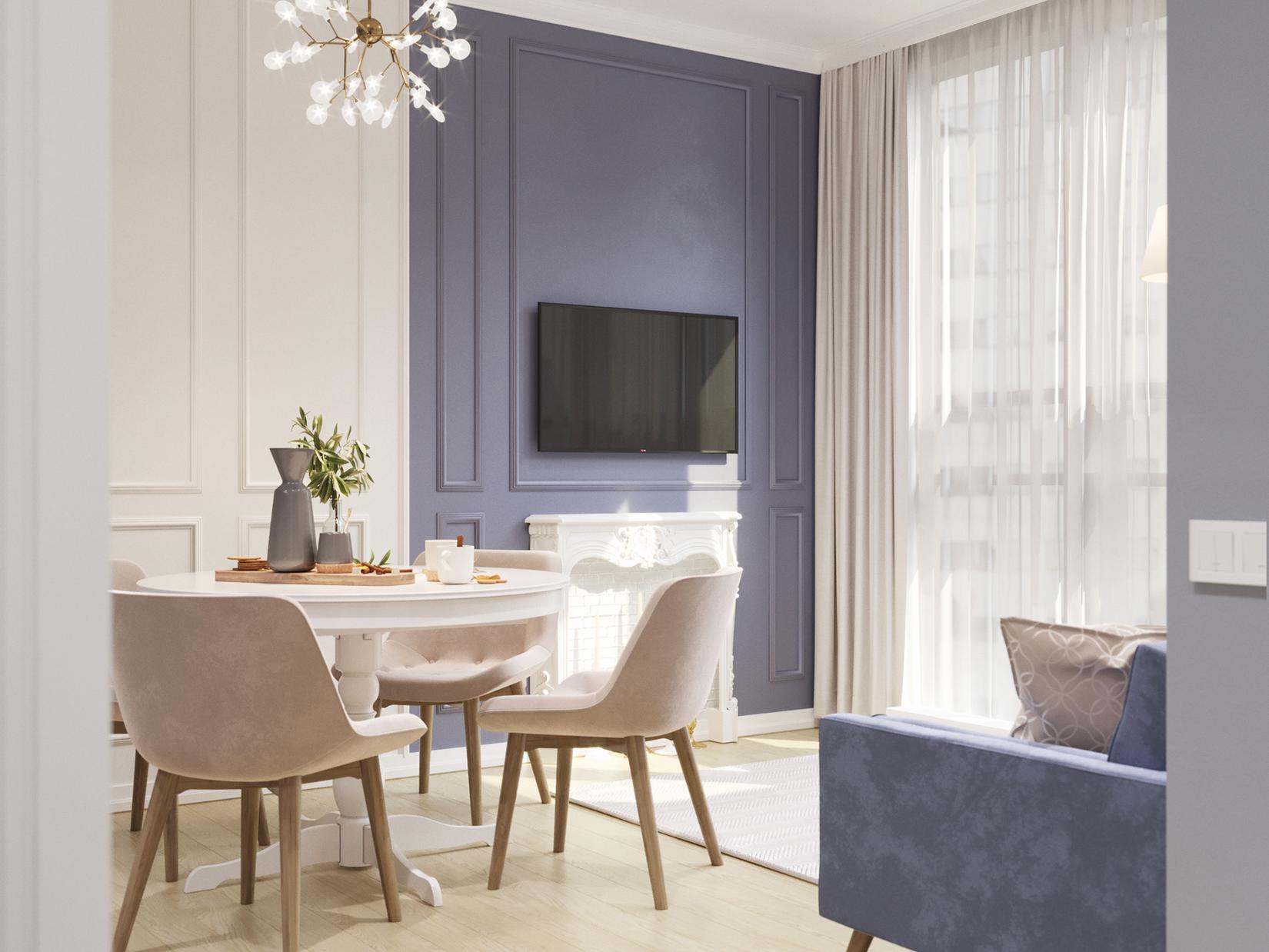 Szép, egységes kompozíció színekkel 45m2-en, finoman nőies, modern klasszikus lakberendezés Szép, egységes kompozíció színekkel 45m2-en, finoman nőies, modern klasszikus lakberendezés