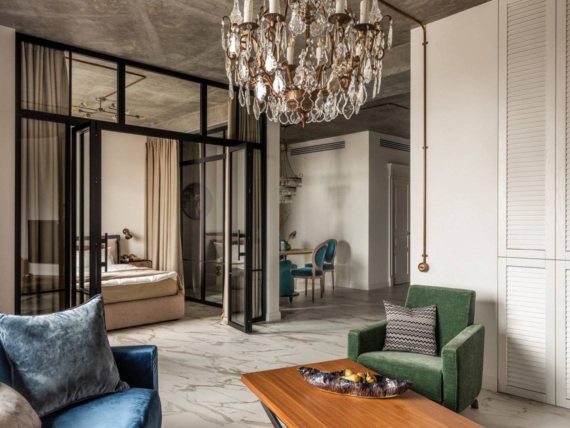 Klasszikus és modern eredeti és különleges kombinációja 72m2-en