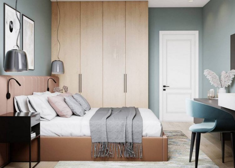 Szép, nyugodt hangulatot adó színek 72m2-en, barna, szürke, zöld, terrakotta árnyalatokkal