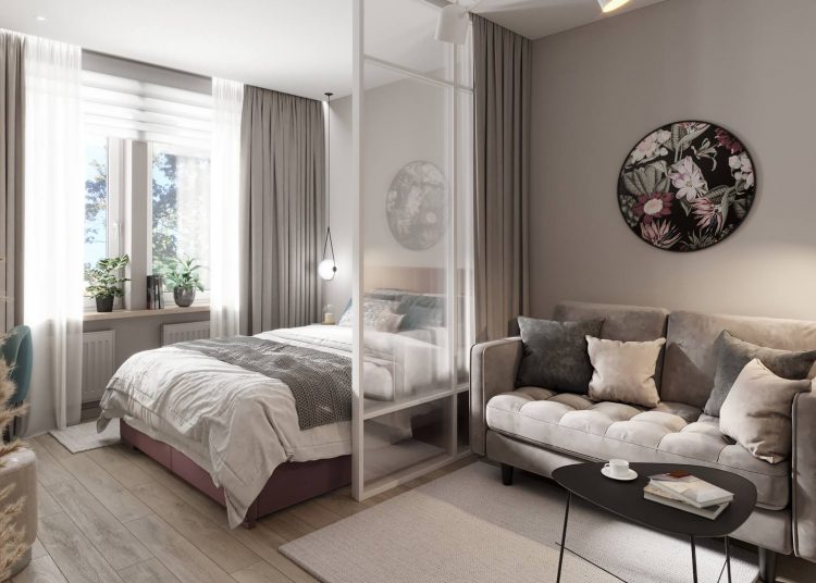 Ízléses, élhető berendezés 40m2-en, harmonikus, semleges színpaletta