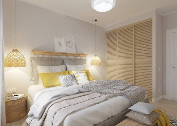 Modern és tökéletesen természetes családi otthon 75m2-en különleges, fonott térelválasztóval