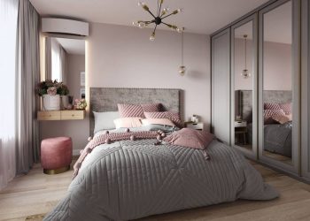 Szép és praktikus kis lakás fiatal hölgynek, 43m2 meleg és semleges színek kombinációjával