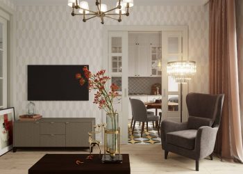 Házaspár modern klasszikus stílusban, szépen és ízlésesen berendezett 55m2-es otthona