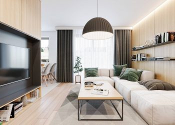 Hogyan rendezhetsz be 45m2-es lakást otthonosan modern stílusban, természetes hangulattal