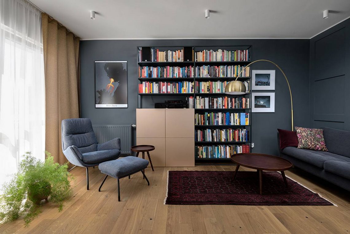 Különleges, időtlen hangulatú lakberendezés 46m2-en, fókuszban a természetes, semleges anyagok, színek