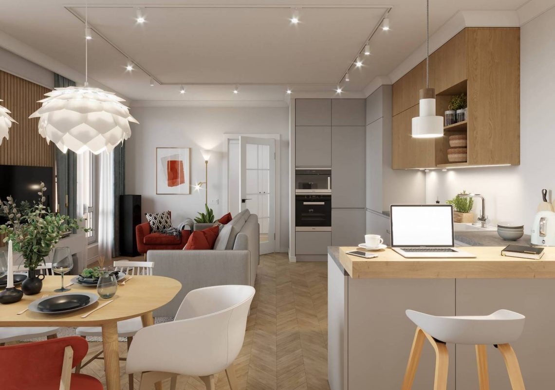 Szépen berendezett, otthonos nagy lakás, család 117m2-en