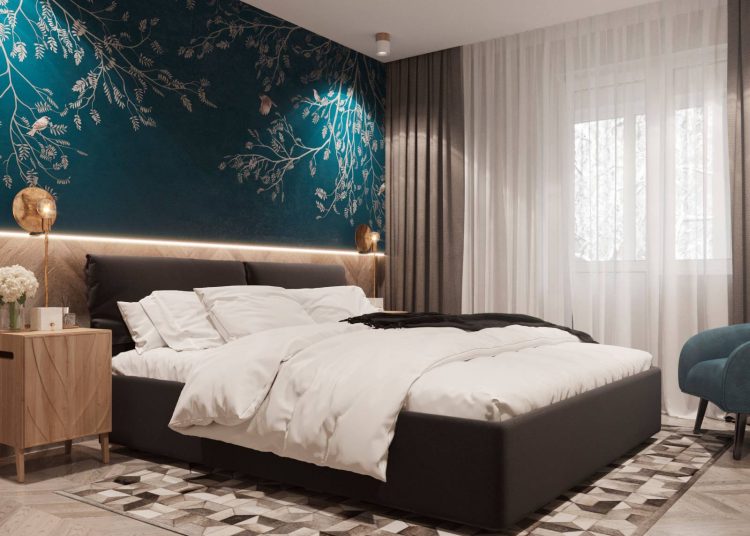 Család háromszobás otthona szép színekkel, természetes és elegáns hangulattal