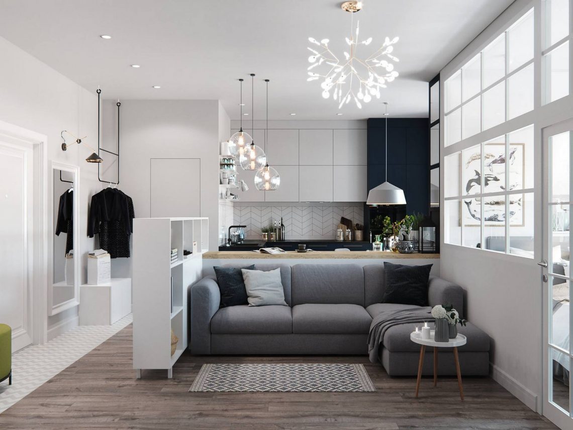 Hogyan alakítottak át kétszobás lakást kényelmes háromszobássá - 58m2-en háromfős fiatal család