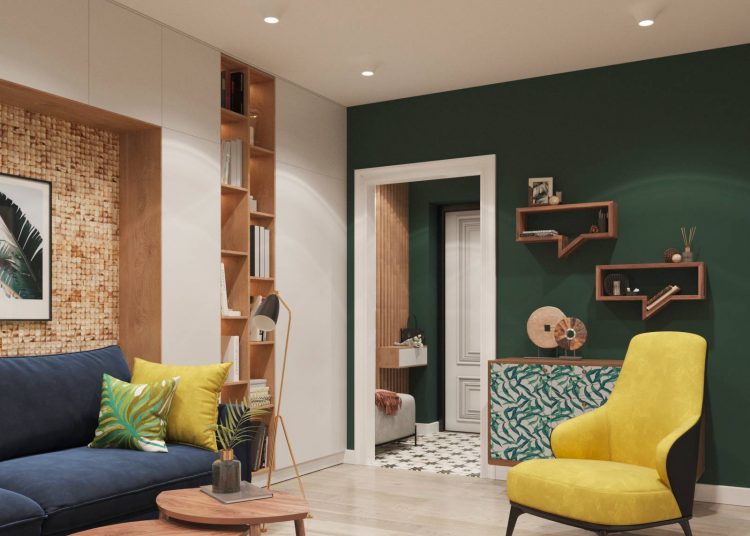 Hogyan lett plusz nappali szoba az előszoba és közlekedő átalakításával kétgyermekes család otthonában