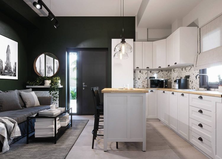 Kreatív berendezés kis területen, modern skandináv stílus 30m2-es lakásban