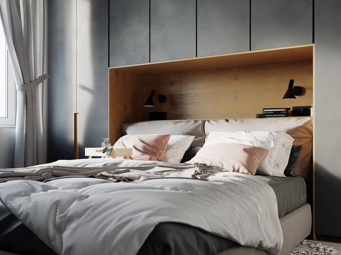 Semleges és természetes színek, textúrák modern harmóniája 71m2-en