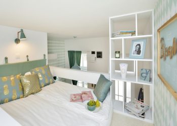 Kárómintás mentazöld kuckó - mini otthon 19m2-en, galériával