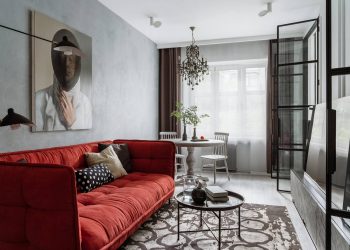 20-as években épült 59m²-es lakás modern megújulása.