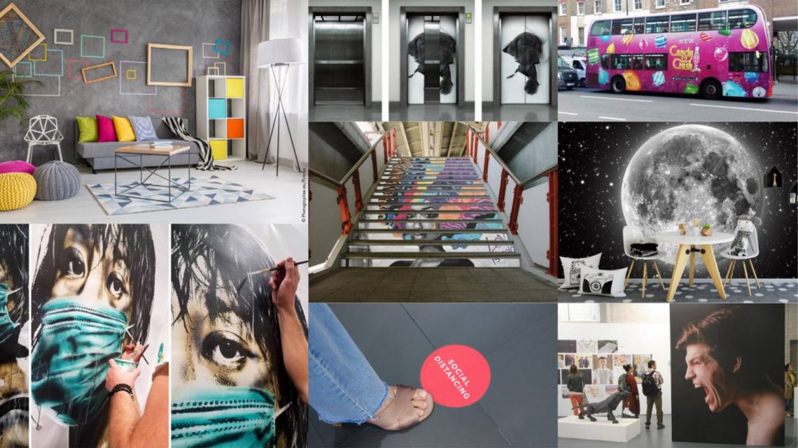 PHOTOTEX visszaszedhető és áthelyezhető öntapadós szövet