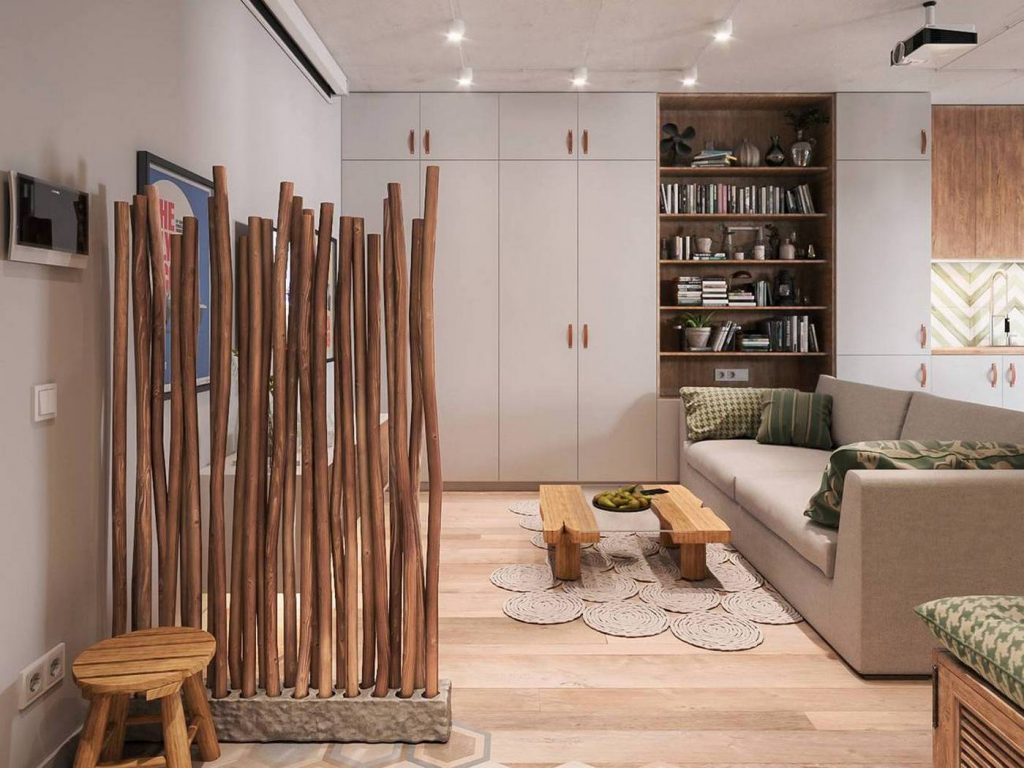 Élsportoló férfi 48m2-es otthona – könnyed, modern, funkcionális dizájn