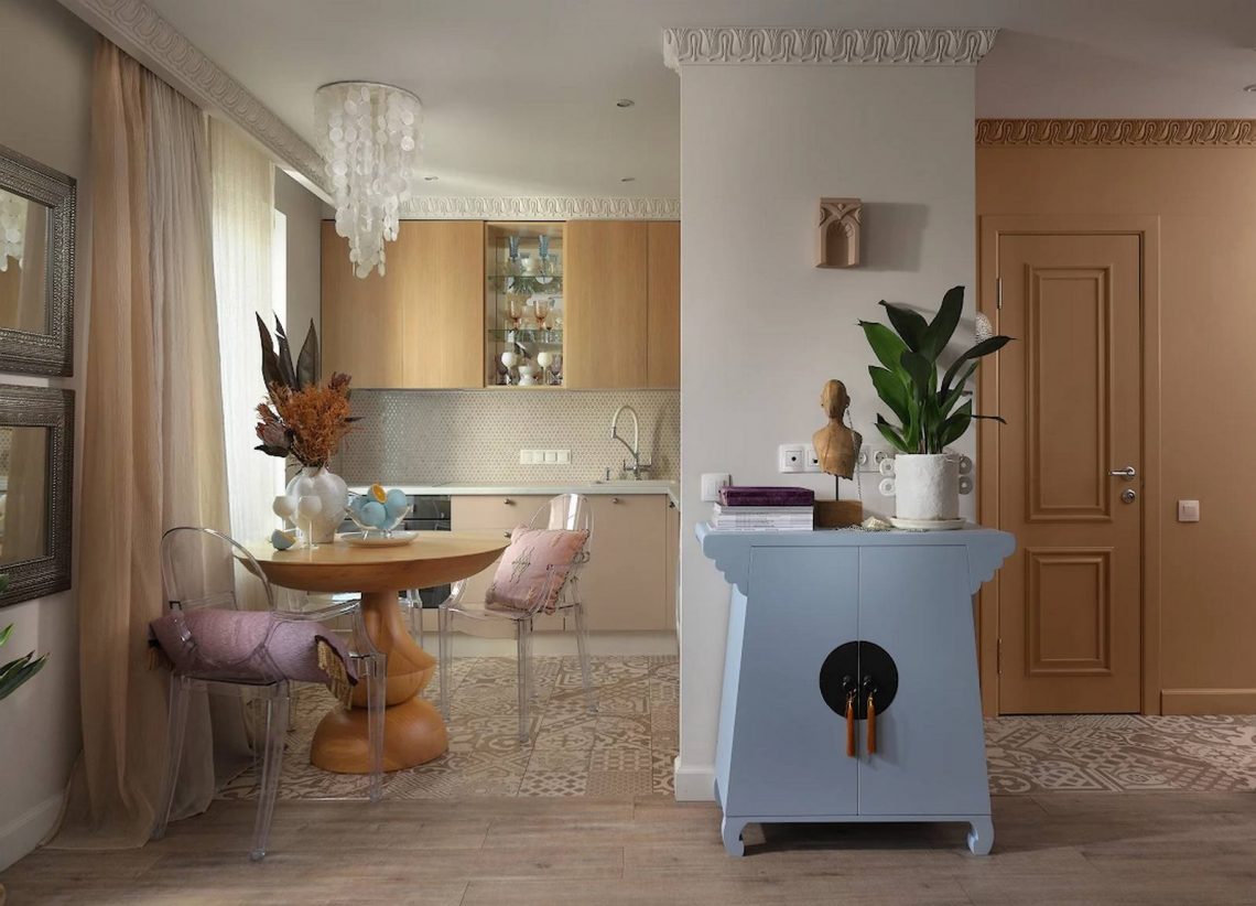 Fiatal hölgy otthonának derűs hangulatú, különleges berendezése, melyet egy ázsiai utazás inspirált