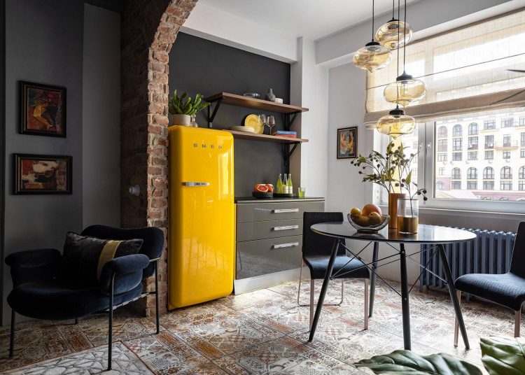 Fiatal nő szép lakása markáns, egyedi megjelenéssel, érdekes részletekkel - 70m2 két szinten