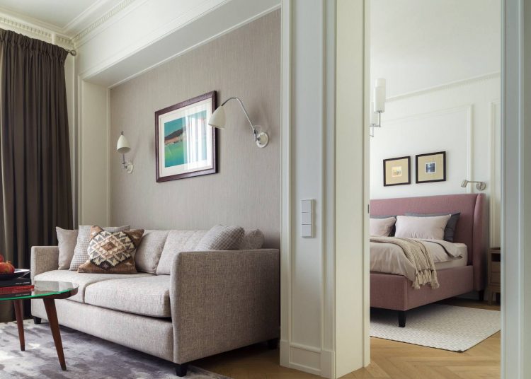 Idősebb generációnak tervezett, szolid eleganciával berendezett 58m2-es lakás