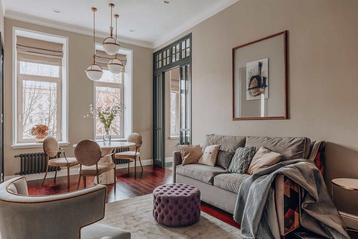 Így teremthető puha elegancia, harmónia, és kényelem egy 75m2-es lakásban