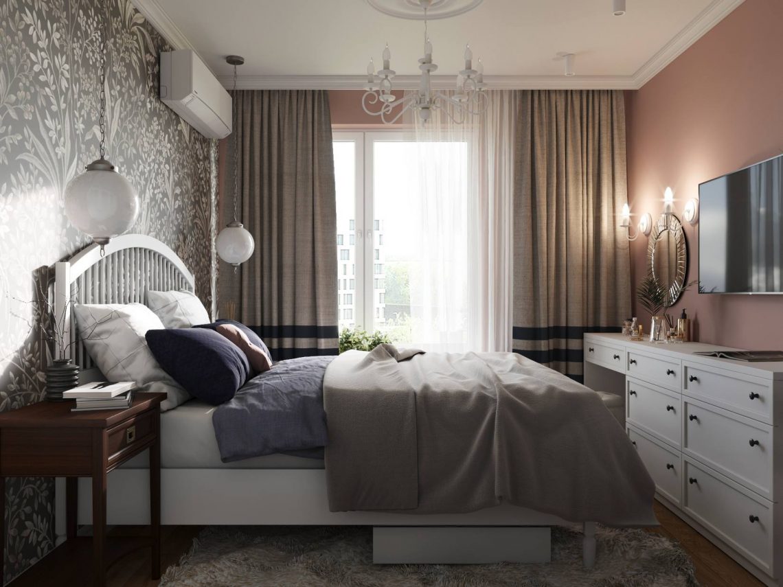 Különálló, kiválóan funkcionáló helyiségek, neutrális színvilág, játékos burkolatok 60m2-en