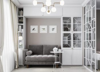 Szép, ízléses berendezés és térelválasztás, praktikus elrendezés fiatal nő 36m2-es otthonában