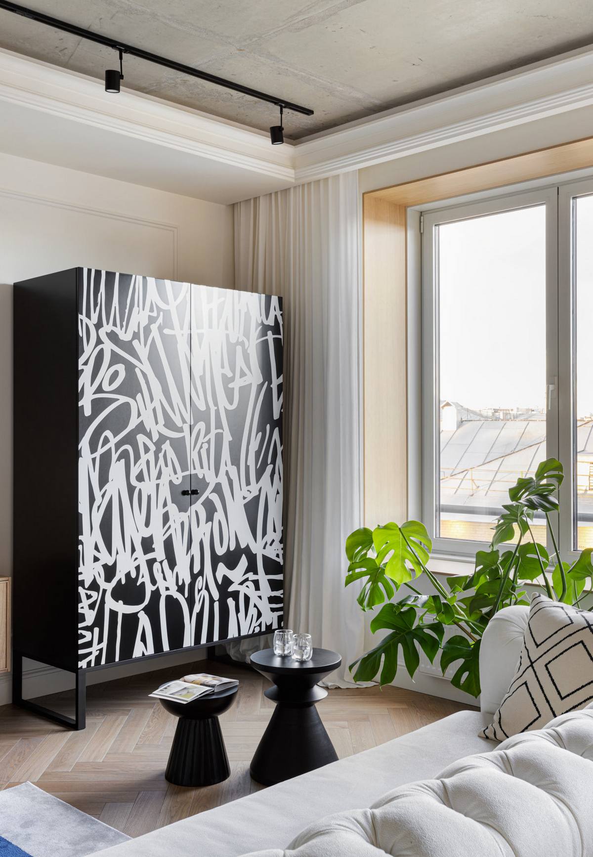 Tágas tér, légiesség, a klasszikus a modernnel ötvözve 44m2-en - boutique hotel stílusban berendezett lakás