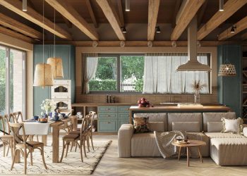 Vidéki családi ház barátságos és otthonos provanszi hangulattal berendezve 139m2-en