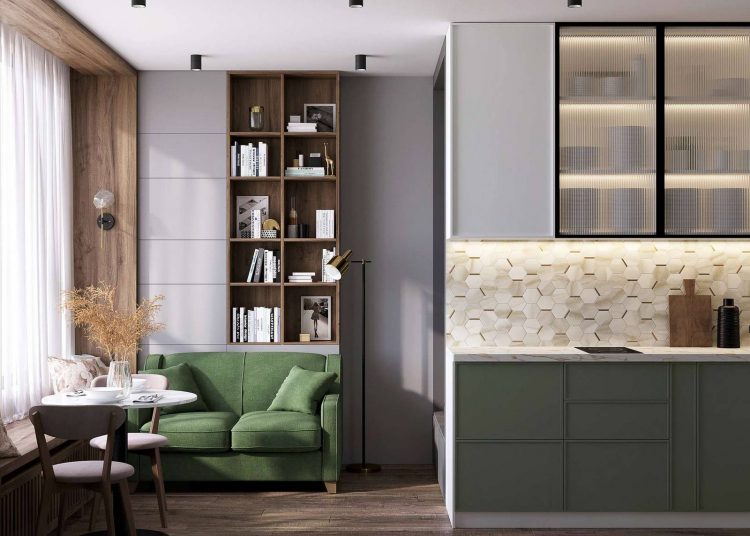 28m2-es lakás, fiatal pár első kis otthona kompakt, funkcionális térrel