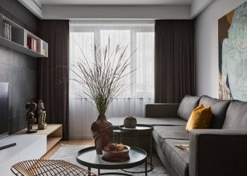 Hogyan lett egy panellakás letisztult és elegáns - 49m2 kényelmesen és stílusosan berendezve