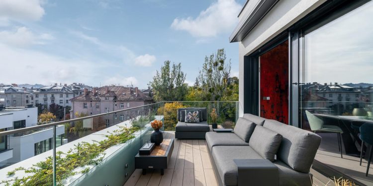 Budapesti penthouse lakás - elegáns, harmonikus otthon terasszal