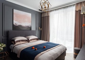 42m2-es lakás mely nagyon elegáns és otthonos - meleg szürke árnyalatok, rejtett tárolórendszerek